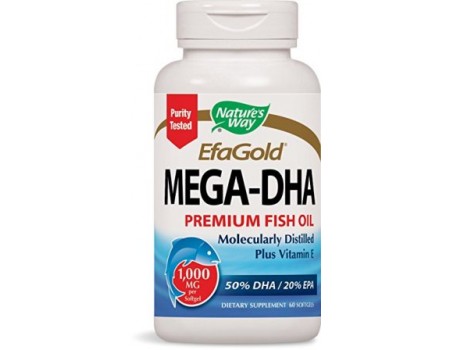 MEGA DHA 1000 mg. 60 capsules